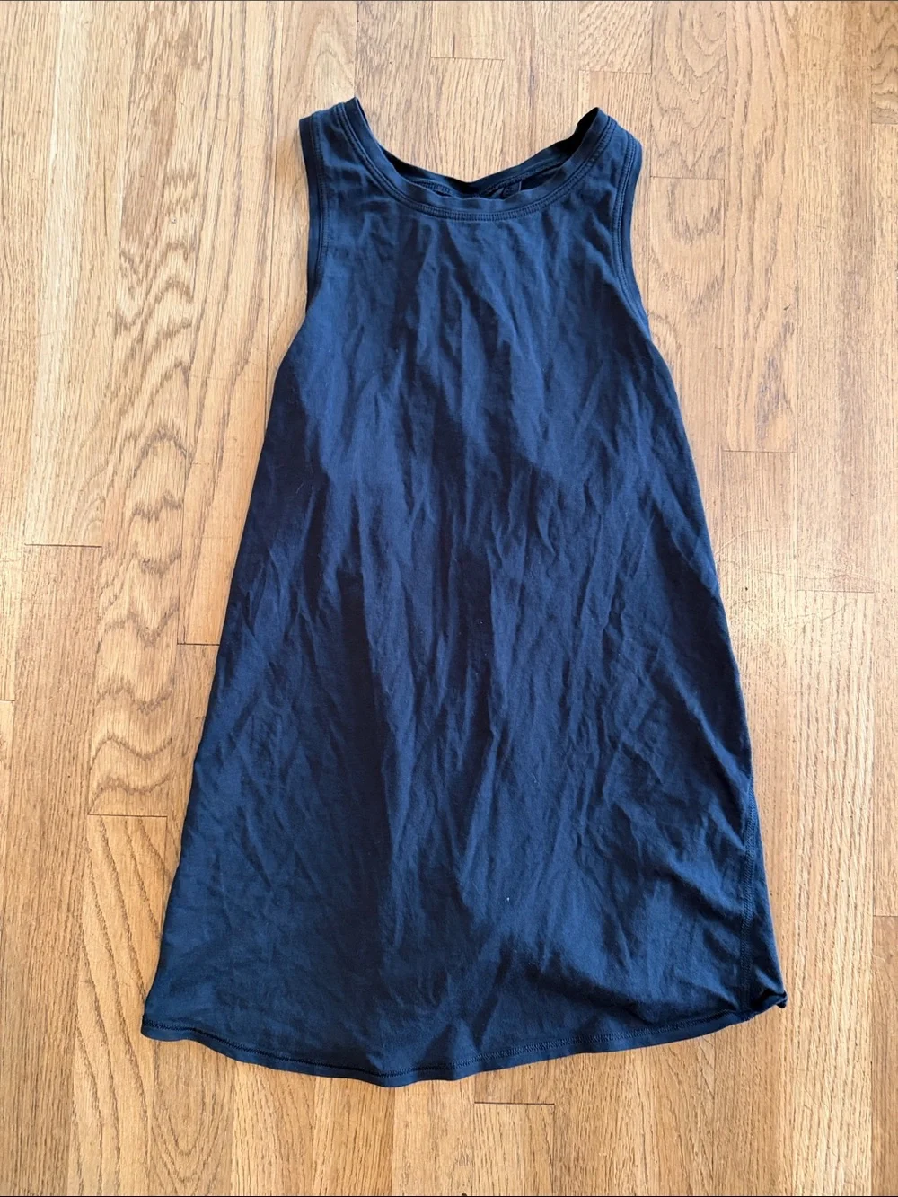 Womens black Lululemon All Tied Up Tank  size 8